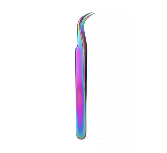 Pinza Curva Profesional Para Pestañas Tornasol