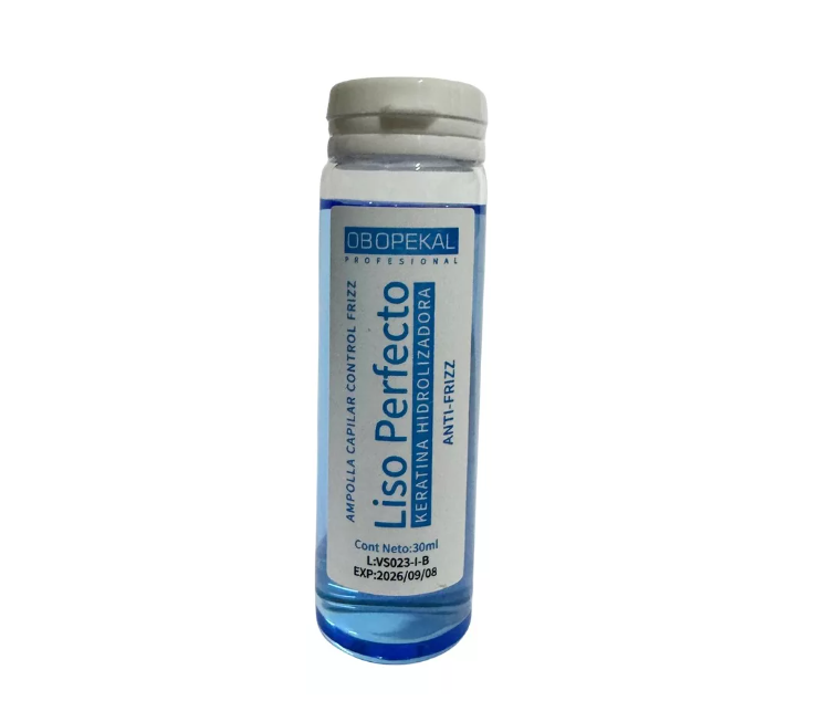 Ampolla Capilar Liso Perfecto 30ml Por 6 Unidades Obopekal