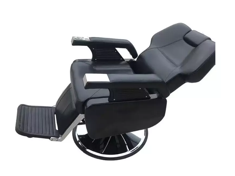 Sillon Barbero Negro Peluqueria Profesional