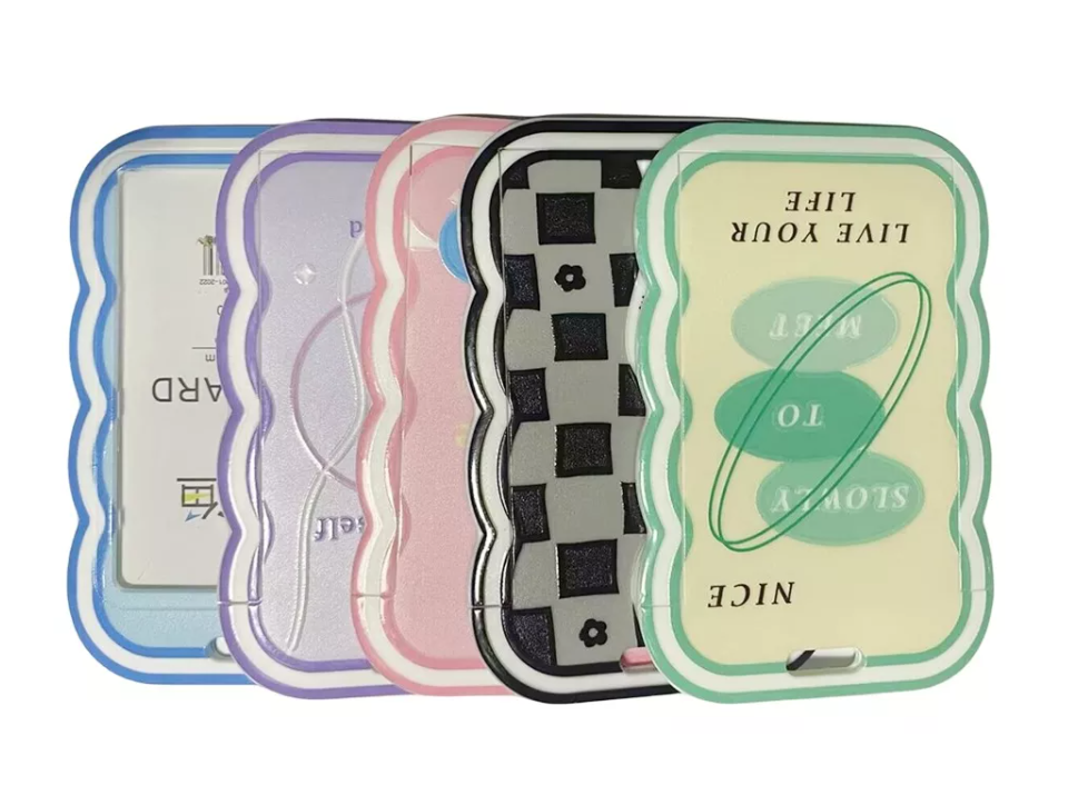 Pack X 20 Porta Credencial Vertical Plastico Diseños Surtido