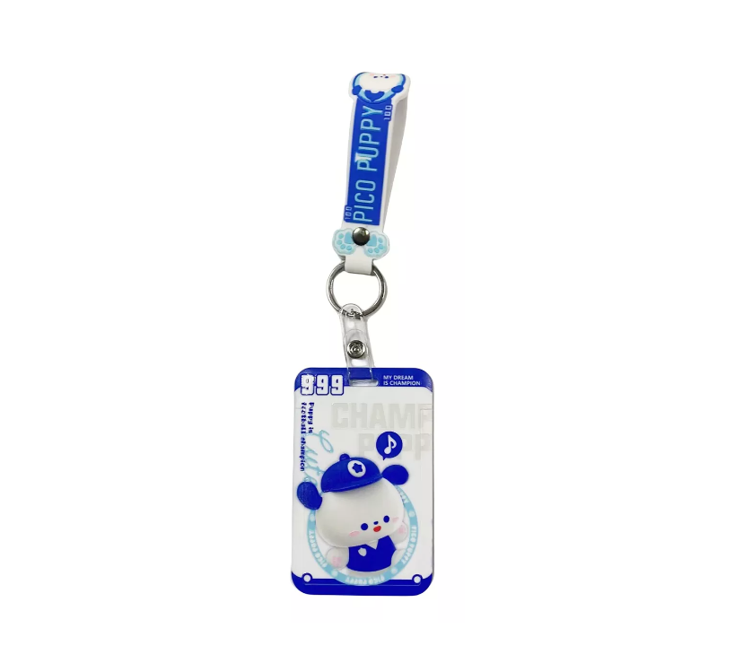 Pack X 20 Porta Credencial Vertical Plastico Diseños Surtido