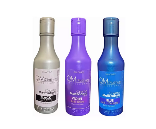 Crema Matizadora OM Salonex Violeta / Grafito / Azul 450ml