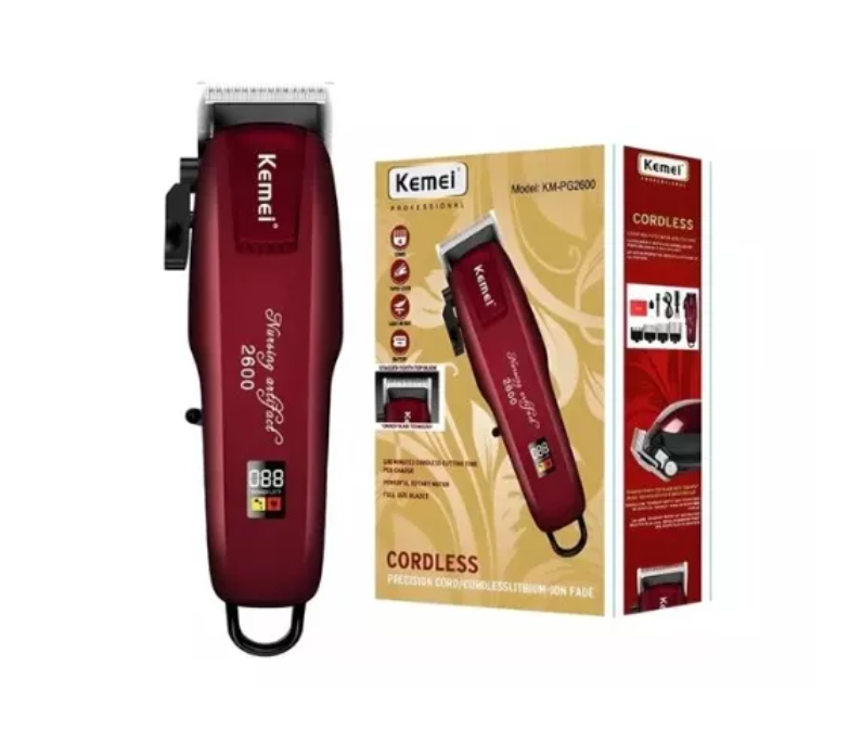 Maquina Cortadora De Pelo Profesional Kemei Km- Pg 2600