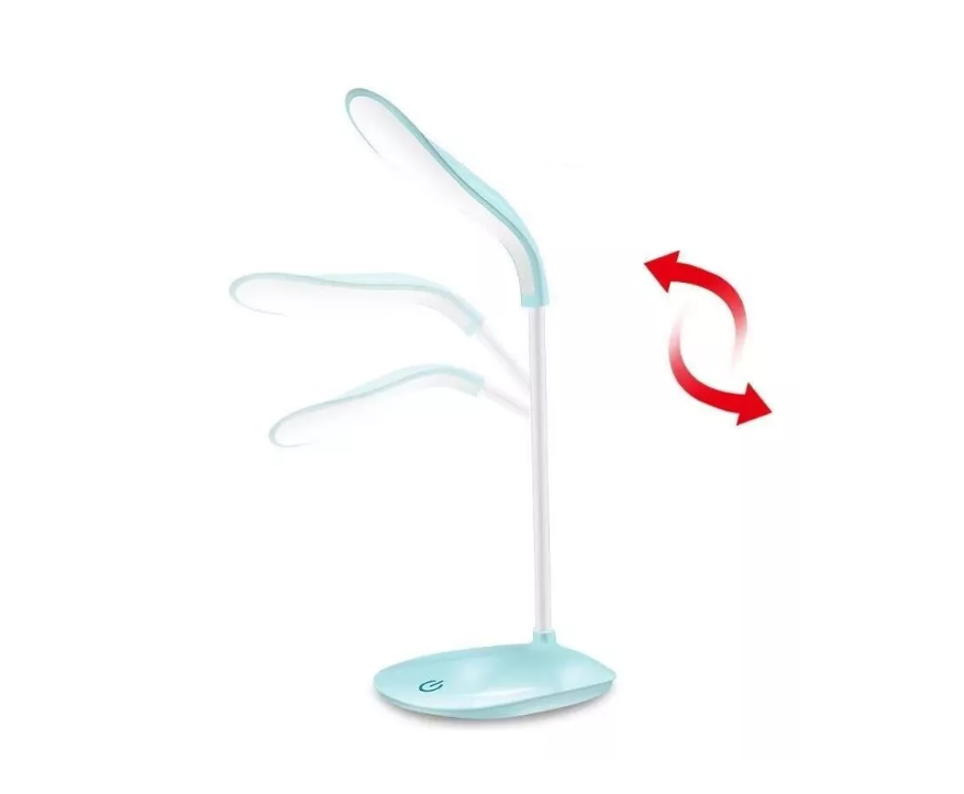 Mini Lámpara De Escritorio Portátil De 16 Led Con Usb