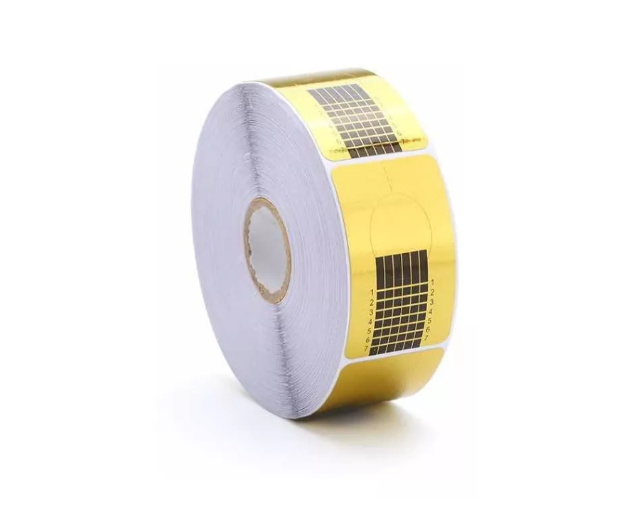Rollo De Papel De Molde Para Uñas Dorado