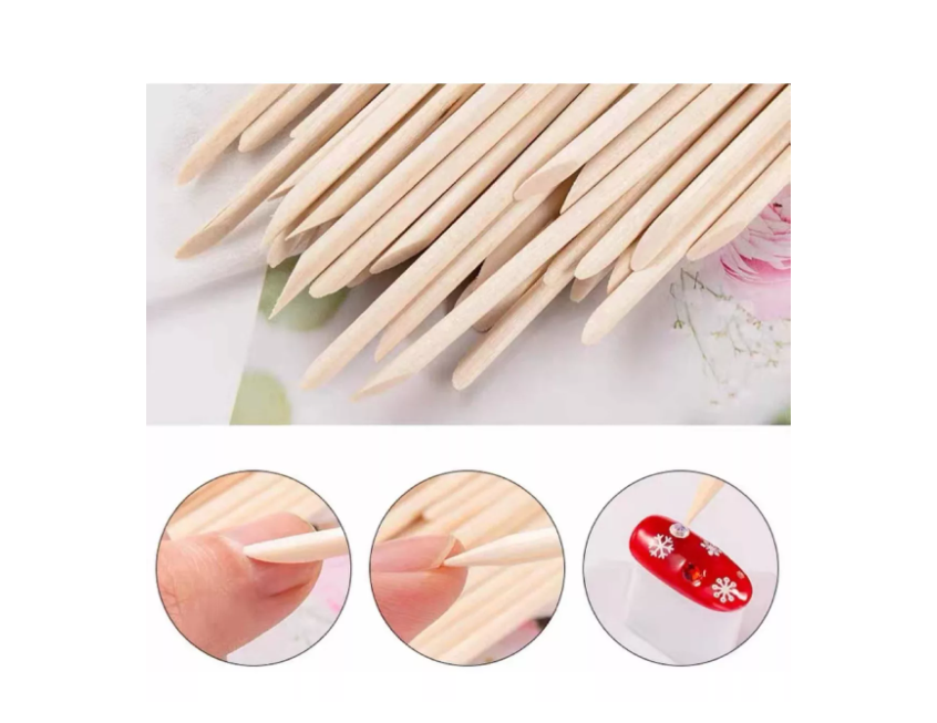 100 Palos De Naranjo Para Uñas O Palito Naranjo