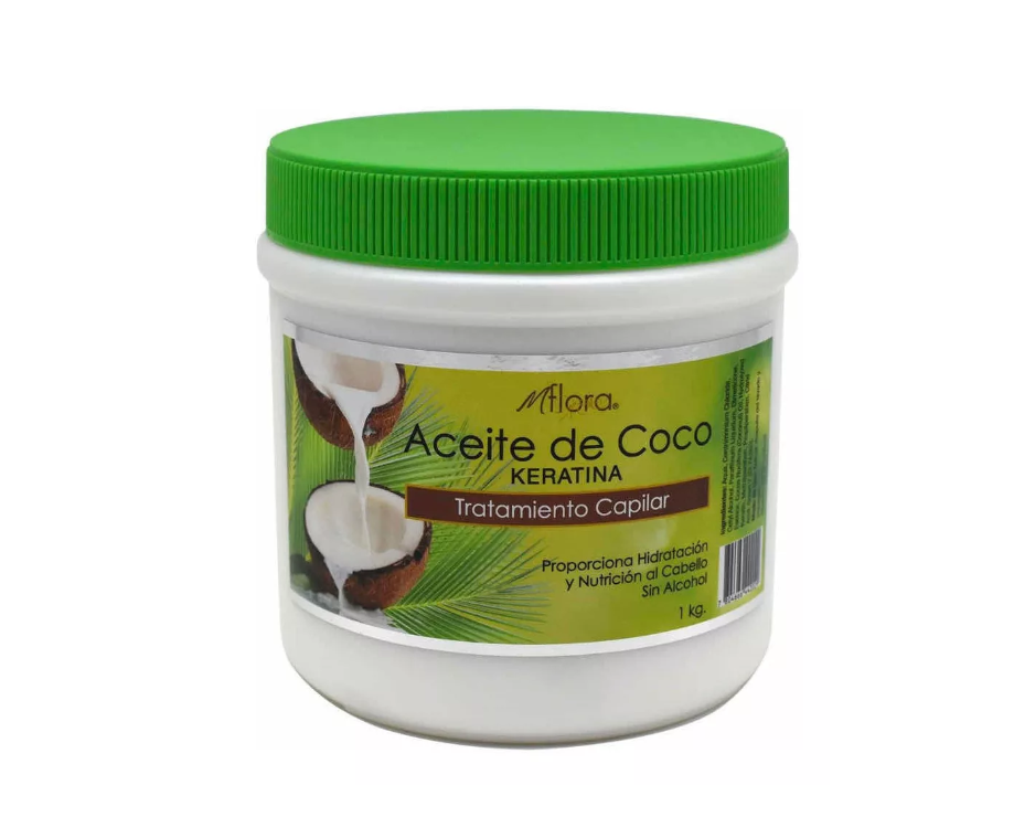 Crema Keratina Para Cabello Mflora 1000g