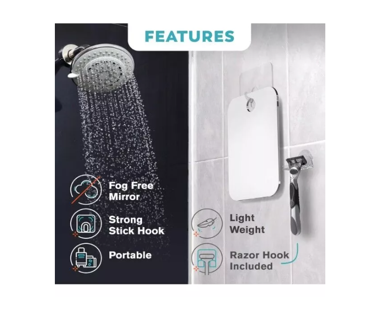 Espejo Para Maquillaje , Espejo De Ducha Para Afeitar