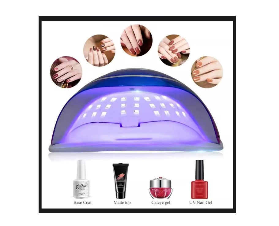 Secador Uña Uv Led Lampara Manicure Profesional 208w