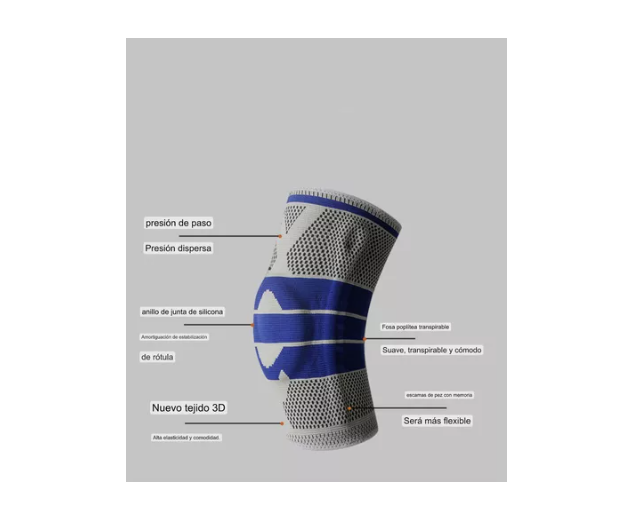 Rodillera Deportiva Ortopédica Soporte Lateral Artritis Gym