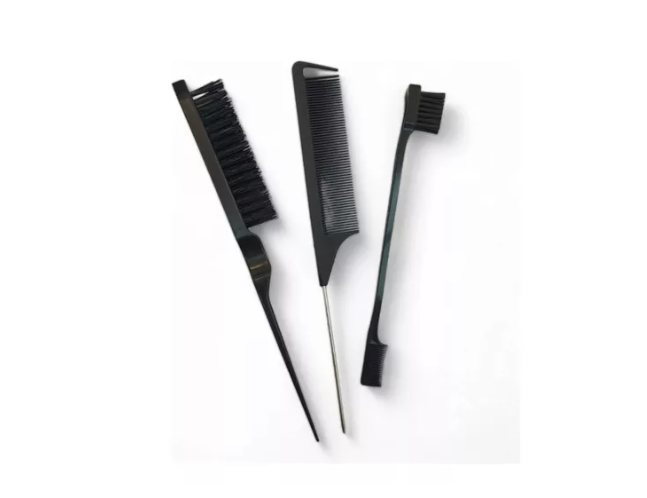 Set 3 Piezas De Cepillos Para Peinados Rosa/Negro
