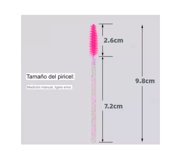 Set 100 Cepillos Desechable Para Cejas Y Pestañas Extensión