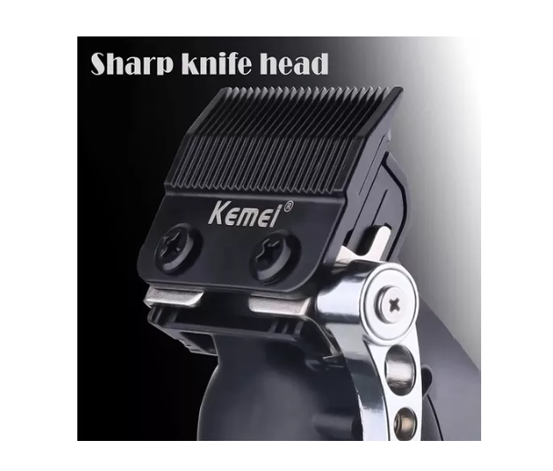 Maquina Kemei 2296 Cortapelo Inalambrica Con Base De Carga