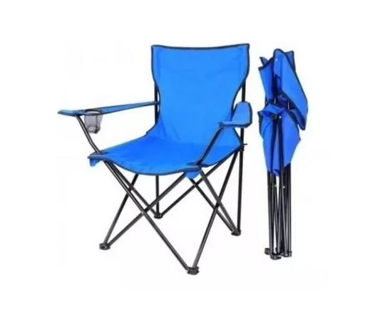 Silla Plegable Camping Playa Picnic Con Porta Vasos