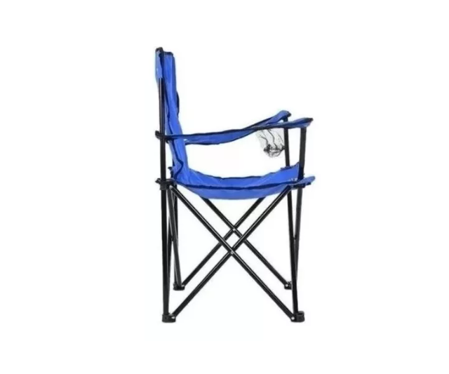 Silla Plegable Camping Playa Picnic Con Porta Vasos