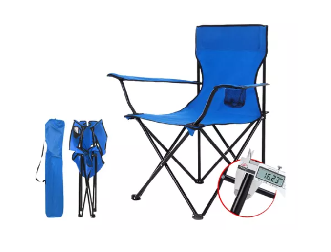 Silla Plegable Camping Playa Picnic Con Porta Vasos