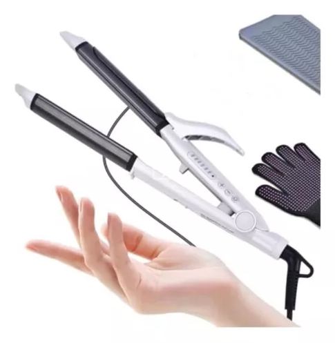 Plancha Onduladora Profesional Rizador De Pelo 2 En1 Vgr-558 Color Blanco Agregar a favoritos