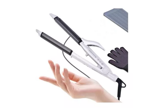Plancha Onduladora Profesional Rizador De Pelo 2 En1 Vgr-558 Color Blanco Agregar a favoritos
