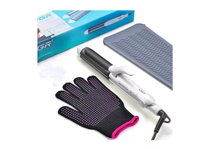 Plancha Onduladora Profesional Rizador De Pelo 2 En1 Vgr-558 Color Blanco Agregar a favoritos